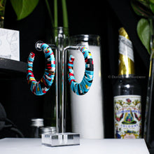 Load image into Gallery viewer, Fabric Wrapped Hoops - Cypher Edition - Movement