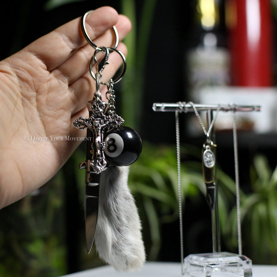 Holy and Hood Keychain